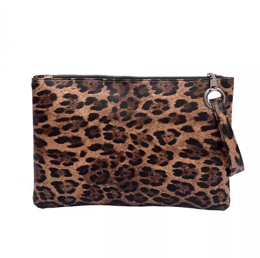 Leopard Clutch Bag