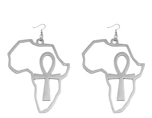 Africa Ankh Love Earrings