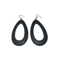 Load image into Gallery viewer, Tear Drop Wooden Earrings
